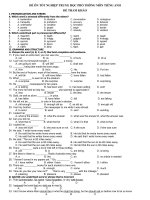 đe thi thu tot nghiep THPT (tham khao)