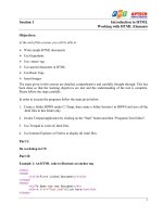 Session1  HTML Bài 1.1  Từ Cơ Bản Đến Nâng Cao