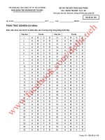 đề THI THỬ Kiểm tra học phần QUẢN TRỊ học k40 UEH đề 140