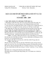 CHUYEN DE LUYEN TU VA CAU LOP 3