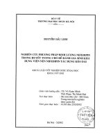 Nghiên cứu phương pháp định lượng nifedipin trong huyết tương chó để đánh giá sinh khả dụng viên nén nifedipin tác dụng kéo dài