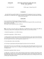 Nghị định 31/2011/NĐ CP sửa đổi Nghị định số 75/2006/NĐ CP quy định chi tiết và hướng dẫn thi hành một số điều của Luật GD