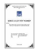 HOÀN THIỆN CÔNG TÁC ĐÀO TẠO PHÁT TRIỂN NGUỒN NHÂN LỰC Ở VIỆN KINH TẾ VÀ CHÍNH TRỊ THẾ GIỚI