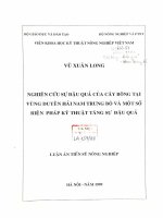 nghiên cứu sự đậu quả của cây bông tại vùng duyên hải nam trung bộ và một số biện pháp kỹ thuật tăng sự đậu quả