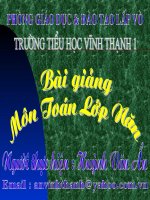 Thể tích của một hình