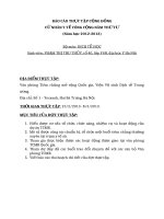 báo cáo thực tập cộng đồng cử nhân y tế tại văn phòng tiêm chủng mở rộng quốc gia , viện vệ sinh dịch tễ trung ương 