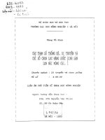 Các tham số thống kê di truyền và chỉ số chọn lọc năng suất sinh sản lơn nái móng cái ỉ