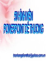 50 hình nền powerpoint dễ thương