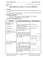 Giáo án thể dục tuần 19