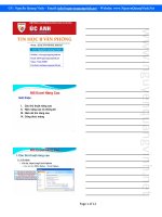 giáo trình học excel b toàn tập