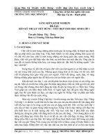 RÈN KỸ THUẬT VIẾT ĐÚNG  VIẾT ĐẸP CHO HỌC SINH LỚP 1