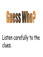 LET''S LEARN ENGLISH WITH A SMILE: GUESS WHO