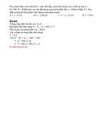 Có phải đáp án sai   Nhờ các đồng nghiệp giải giúp