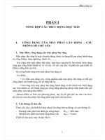 TỔNG hợp cấu TRÚC ĐỘNG học máy