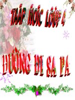 Đường đi Sa Pa