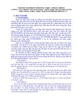 “KINH NGHIỆM TRONG VIỆC THỰC HIỆN CÔNG TÁC PHỔ CẬP GIÁO DỤC TIỂU HỌC ĐÚNG ĐỘ TUỔI