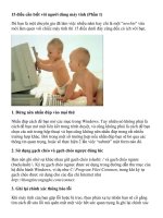 15 ĐIỀU CẦN ĐIỀU CẦN BIẾT KHI SỬ DỤNG MÁY TÍNH