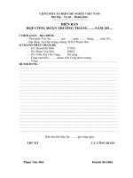 hop cong doan truong