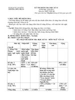 de thi va ma tran học ki 2 lop 10