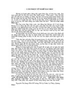 Tâm sự của tôi về nghề giáo