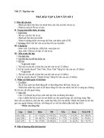 TRẢ BÀI TẬP LÀM VĂN SỐ 1