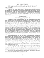 Rèn luyện cho học sinh dùng từ ngữ để viết văn lớp 4