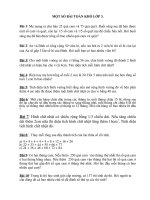 Mot so bai toan kho lop 3