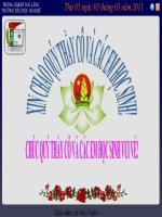 Thay đổi cở chữ và phong chữ