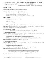 DE tham khao TN THPT