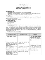 GIAO TIẾP, VĂN BẢN VÀ  PHƯƠNG THỨC BIỂU ĐẠT