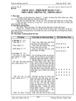 Giáo án thể dục tuần 22