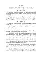 NHIỆM VỤ   QUYỀN HẠN BAN THANH TRA ND TH