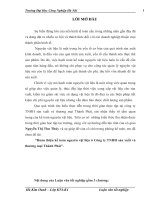 Hoàn thiện kế toán nguyên vật liệu ở công ty TNHH sản xuất và thương mại thành phát 