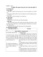 Giáo án Hướng nghiệp lớp 9 CĐ6