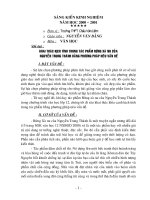 SKKN: Khai thác kịch tính trong tác phẩm Rừng xà nu của Nguyễn Trung Thành bằng phương pháp nêu vấn đề.