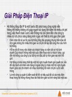 Bài Giảng Giải Pháp Điện Thoại IP