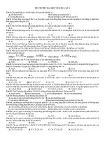 2 ĐỀ THI THỬ ĐẠI HỌC NĂM 2011( CÓ ĐÁP ÁN)