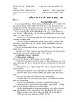 Tiêu chí xếp loại thi đua CBVC năm 2010 2011