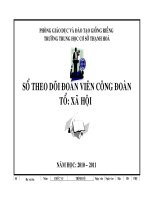 SO THEO DOI TO XA HOI