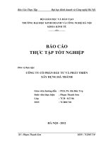 công tác kế toán tại công ty cổ phần đầu tư và phát triển xây dựng hà thành 