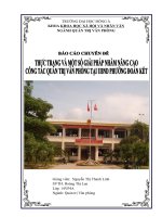 BAO CAO THỰC TẬP VỀ CHUYÊN ĐỀ THỰC TRẠNG VÀ GIẢI PHÁP NÂNG CAO HIỆU QUẢ CÔNG TÁC QUẢN LÝ VĂN PHÒNG
