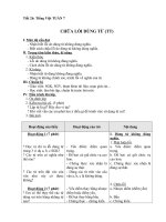 CHỮA LỖI DÙNG TỪ (TT)