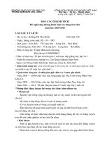 báo cáo thành tích năm 2011