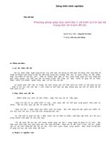 Phương pháp giúp học sinh lớp 1 vẽ hình tự tin