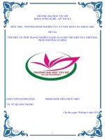 Phương pháp nghiên cứu và viết báo cáo khoa học đề tài tìm hiểu về tình trạng nghiện game của giới trẻ hiện nay trên địa phần phường lê bình 