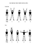 Hình ảnh 9 động tác bài thể dục phát triển chung môn thể dục lớp 6