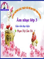 ÂM NHẠC lớp 3 bài gà gáy 