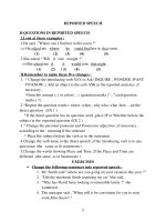 QUESTIONS IN REPORTED SPEECH