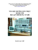 tài liệu hướng dẫn thực hành với bộ lập trình plc s7200 hành vӞi