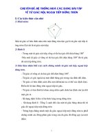 CHUYÊN ĐỀ HỆ THỐNG BÀI TẬP CM TỨ GIÁC NỘI,NGOẠI TIẾP